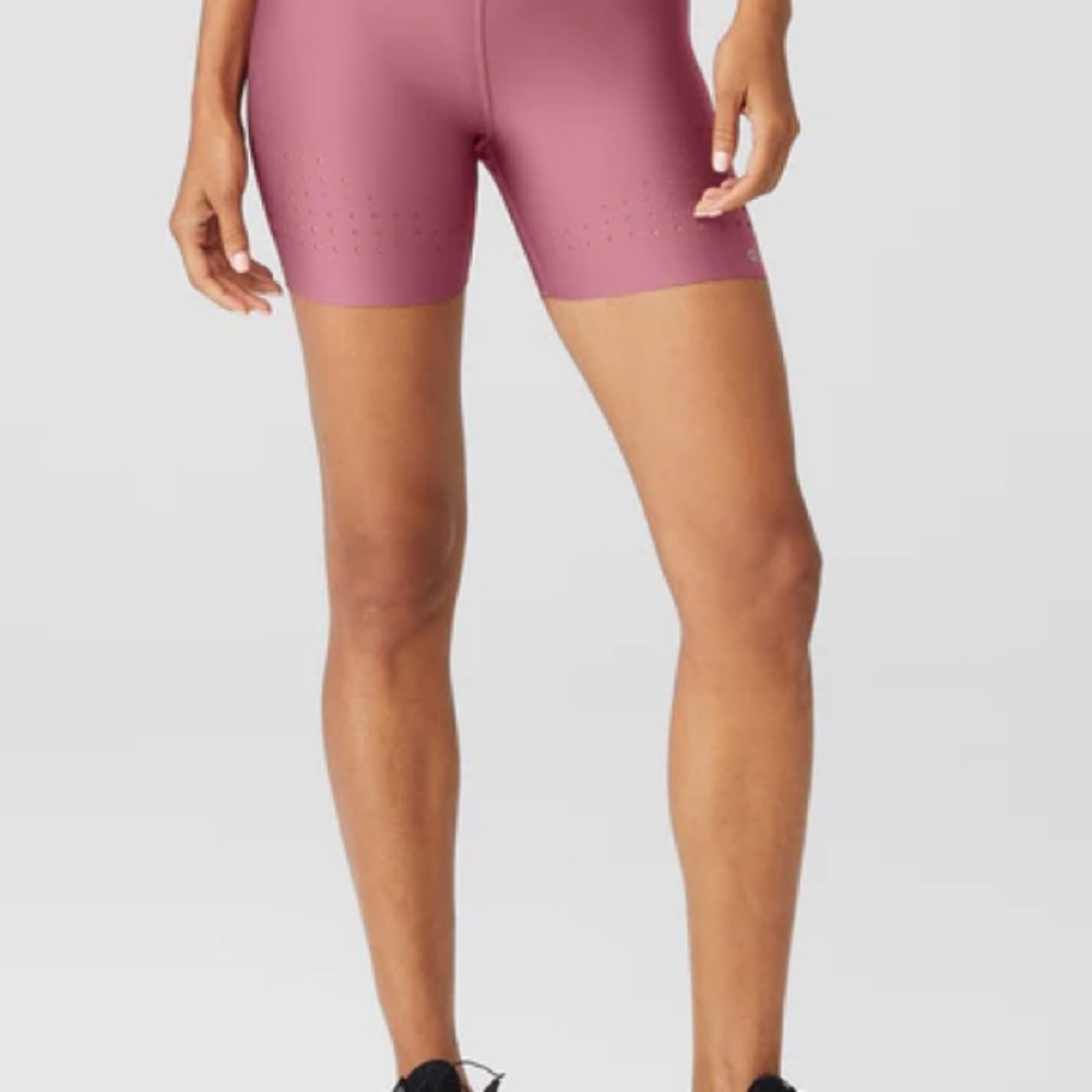 ALO Yoga 5” Airlift High-Waist Laser Cut Speedy Short - Mars Clay XS